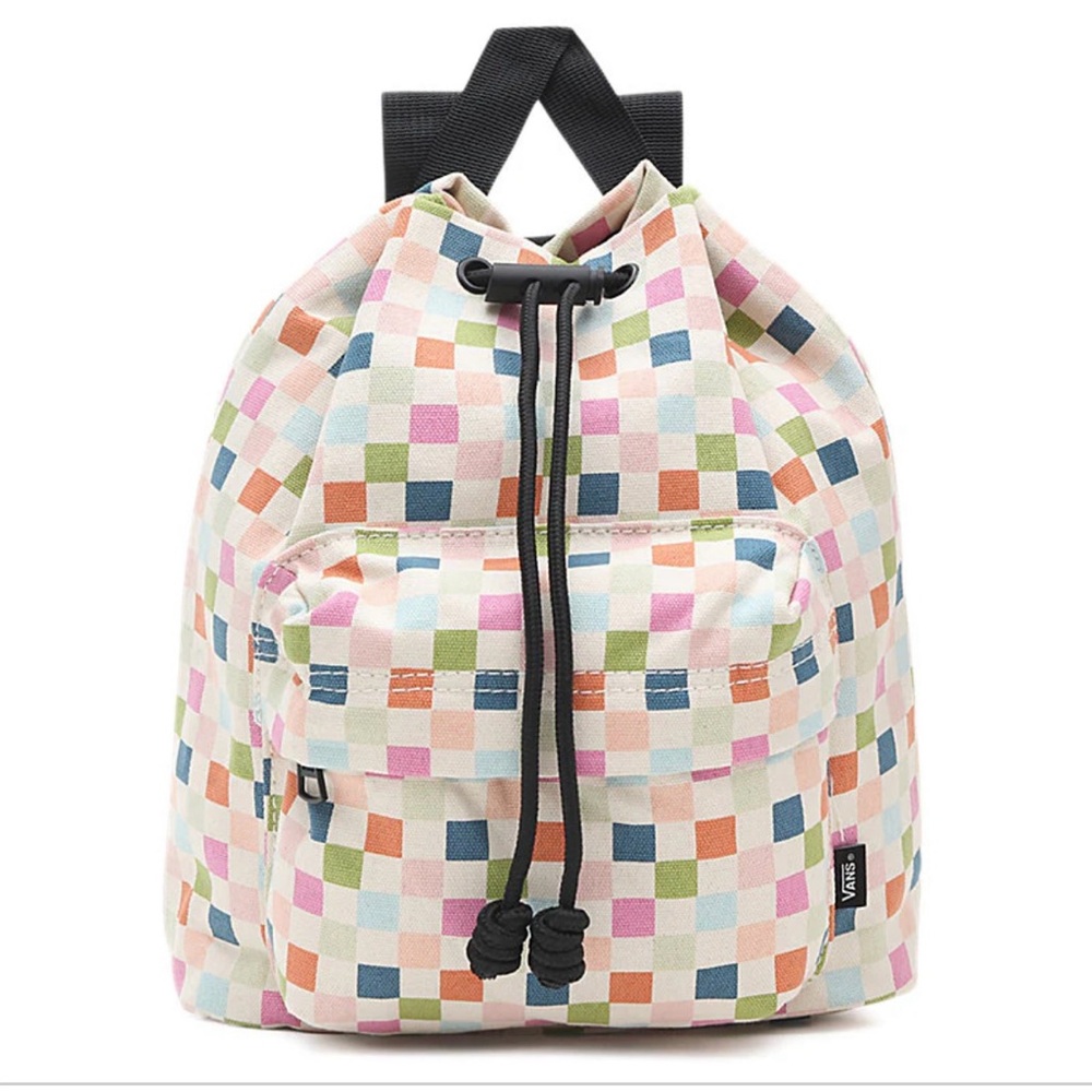 Vans Seeker Pink and Orange Backpack Vibrant Canvas Design